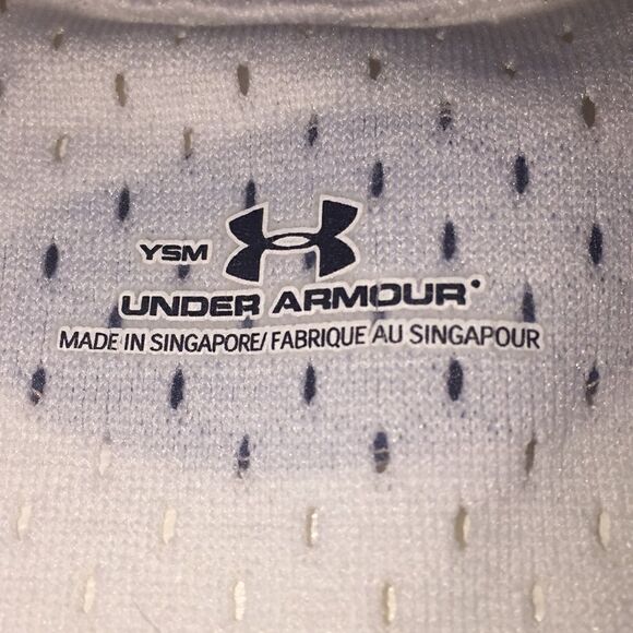 COPY - Under Armour Youth Small white jersey - Picture 2 of 7